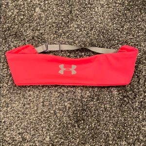 Pink Underarmour headband